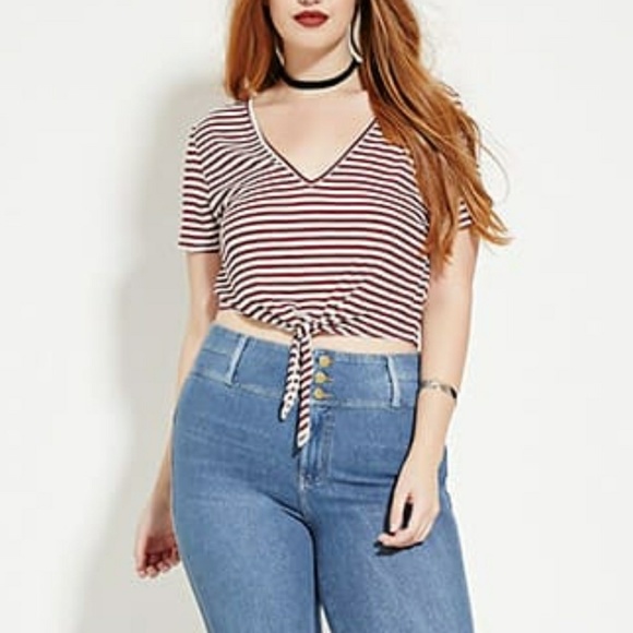 Knit Knotted Crop Top - Picture 1 of 1